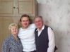 with my parents...